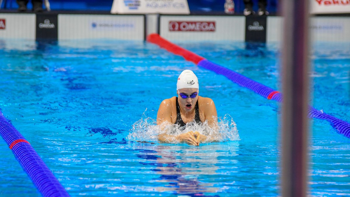 Nadia Tudó, durant la cursa d’ahir.