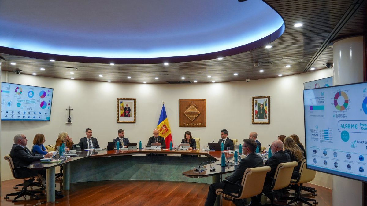 Sessió del consell de comú d’ahir.