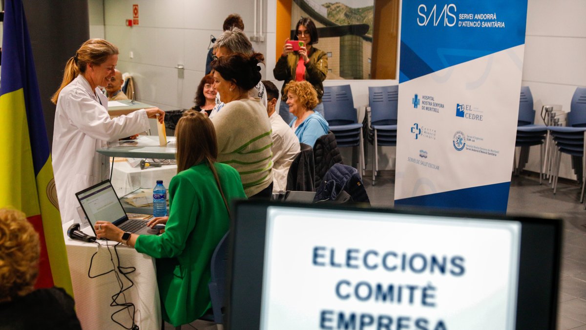 Les votacions per al comitè d’empresa del SAAS.