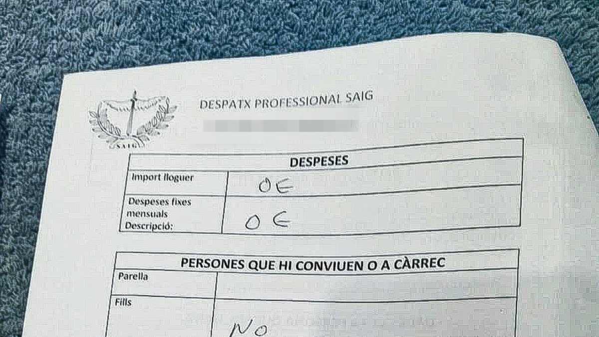 L’acord per pagar el deute amb el saig.