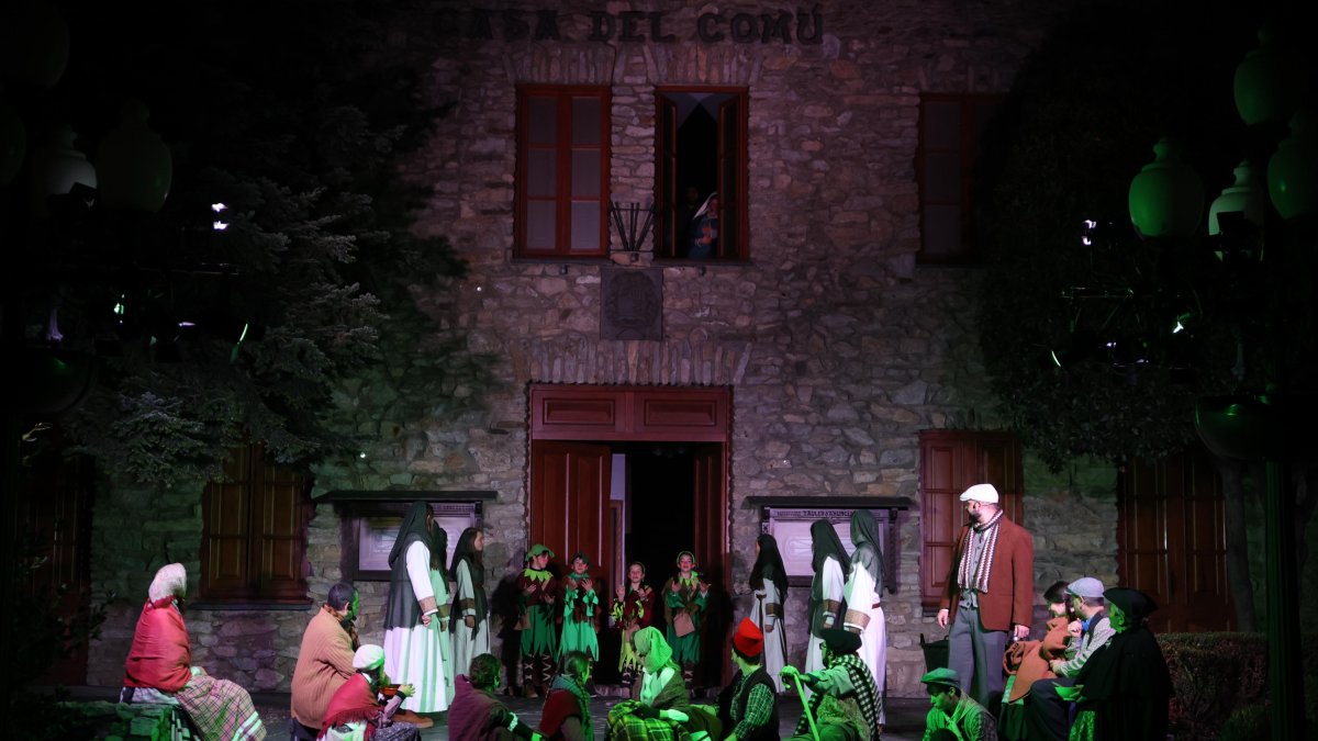 La tradicional representació es va fer ahir a la casa comuna de Sant Julià de Lòria.