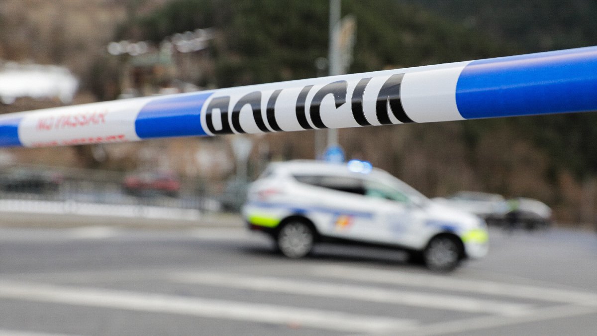 Un vehicle de la policia.