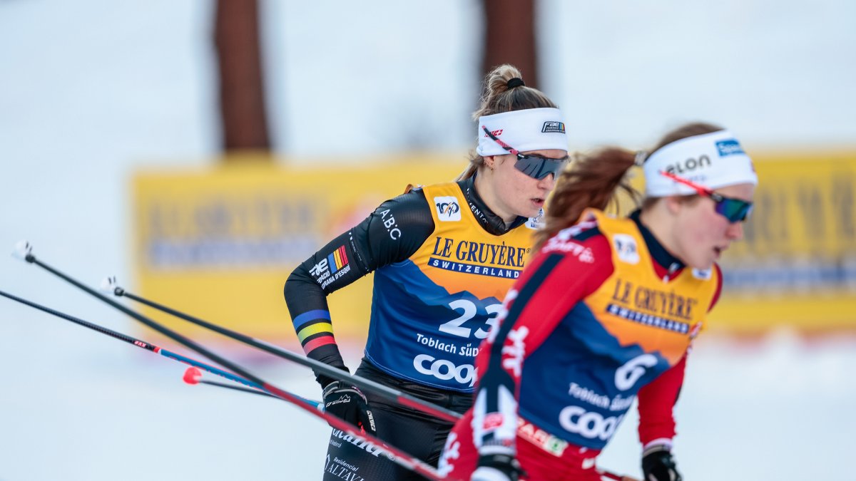 Del Rio, durant els quarts de final de l’esprint inaugural del Tour de Ski.