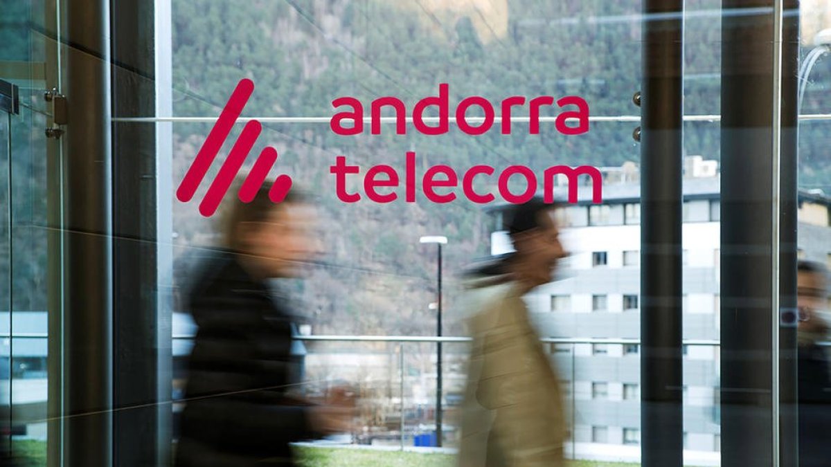 La façana d’Andorra Telecom.