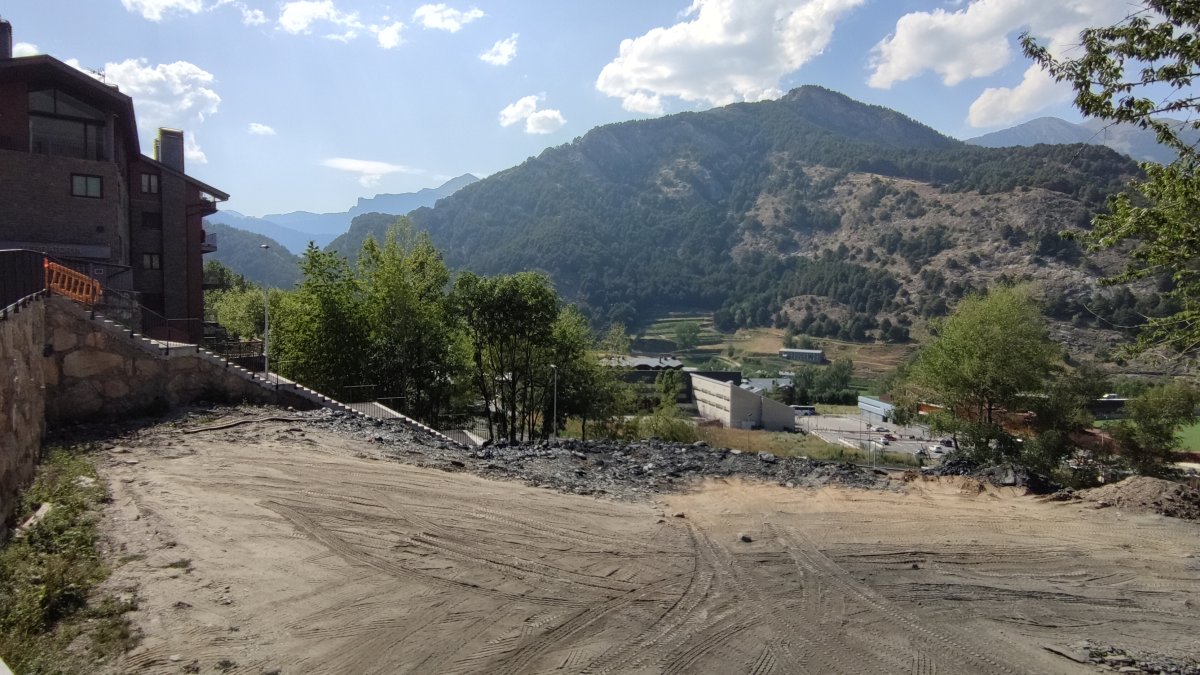 El terreny on es preveia construir el centre sociosanitari.