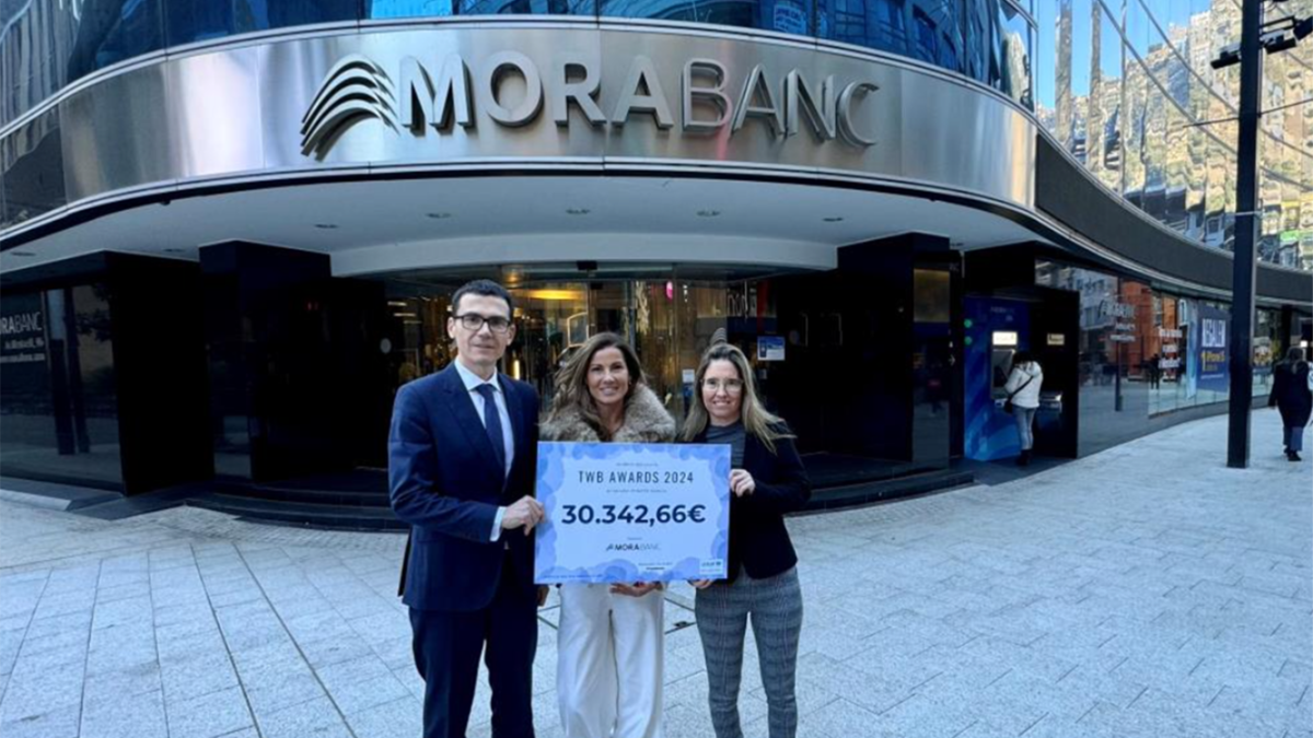 El xec de la quarta edició dels TWB Awards 2024