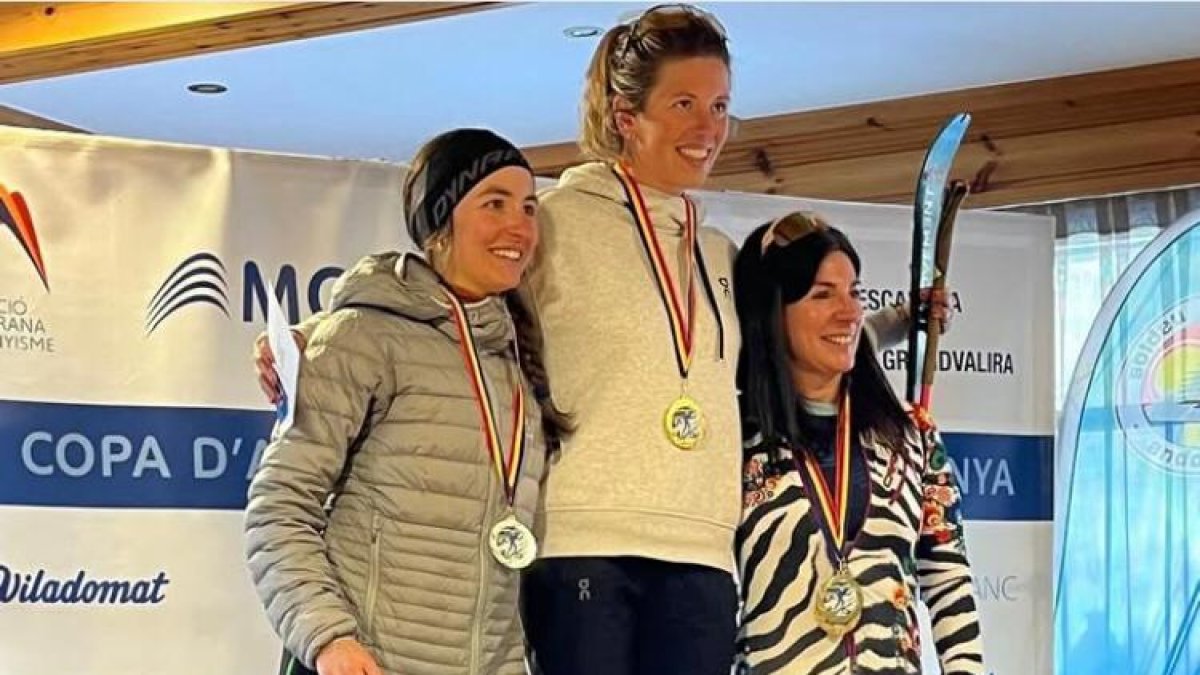 Podi de categoria femenina.