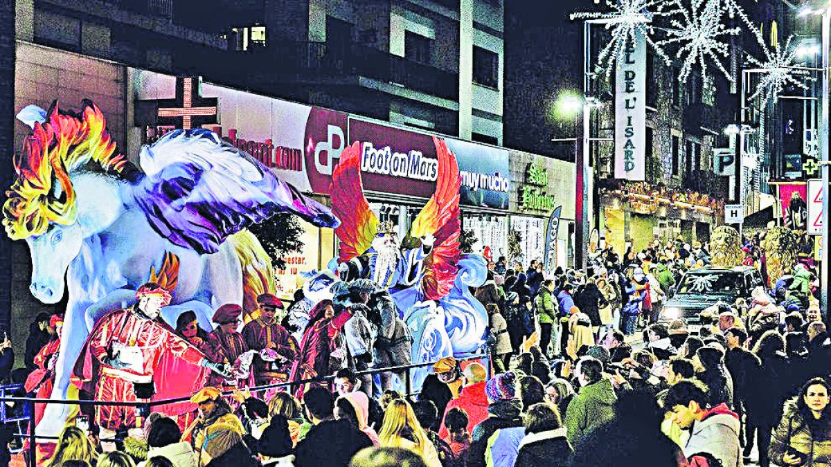 Cavalcada de Reis conjunta entre Andorra la Vella i Escaldes-Engordany.