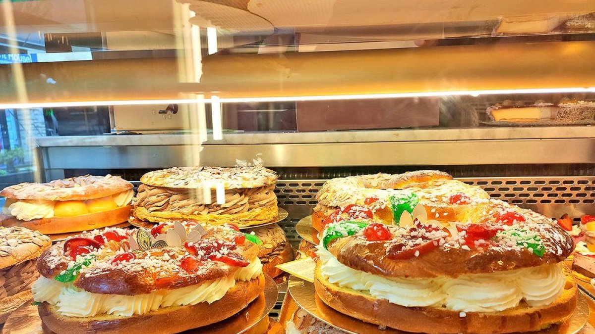 Exposició dels tortells de Reis.