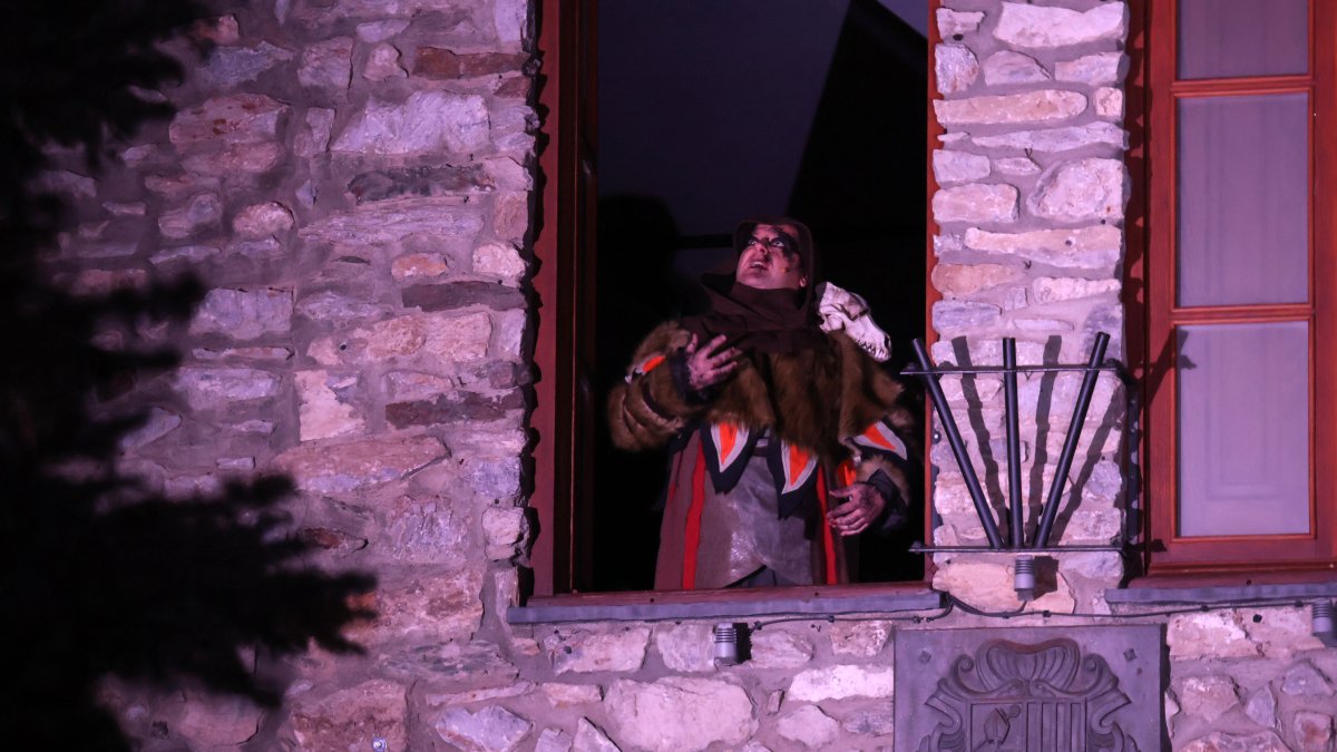 Un moment de la representació.