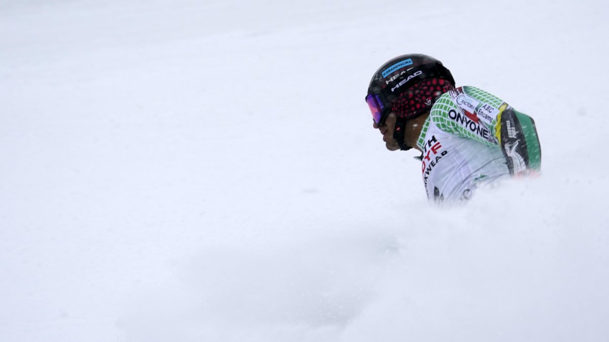 Joan Verdú, a la cursa de Val-d’Isère.