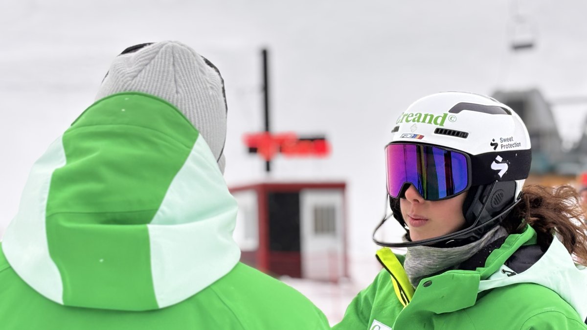 Carla Mijares, abans d’una Copa d’Europa.