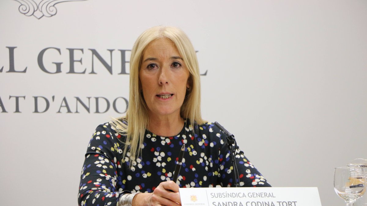 La subsíndica general Sandra Codina