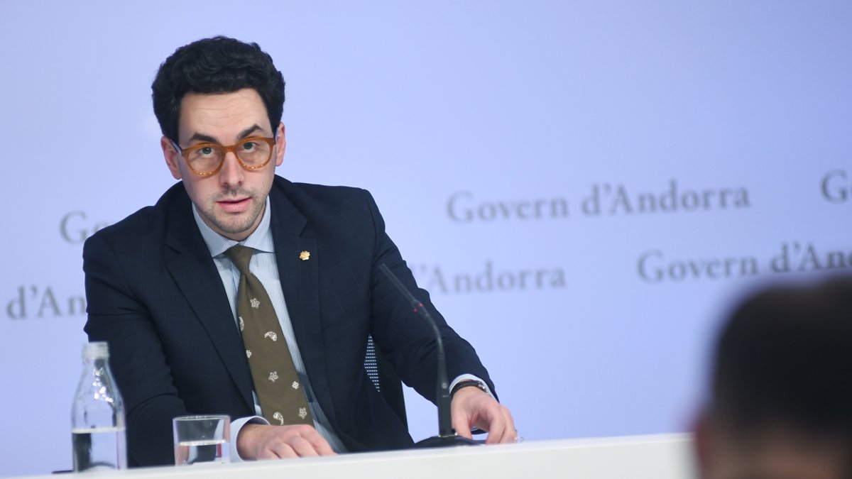Guillem Casal en la compareixença d'aquesta tarda