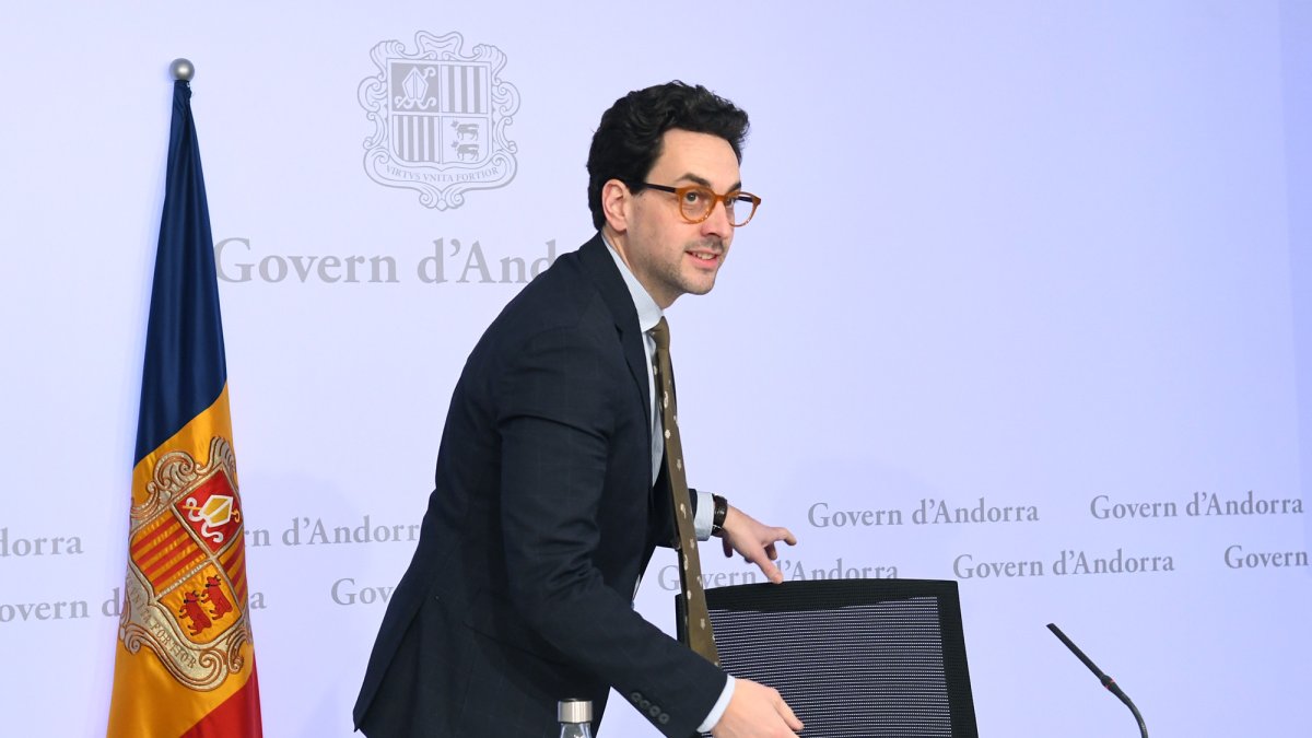El ministre portaveu, Guillem Casal, ahir.