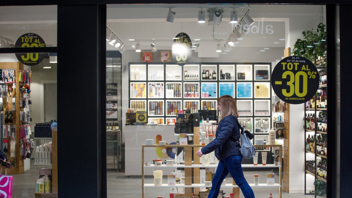 L’aparador d’una botiga.