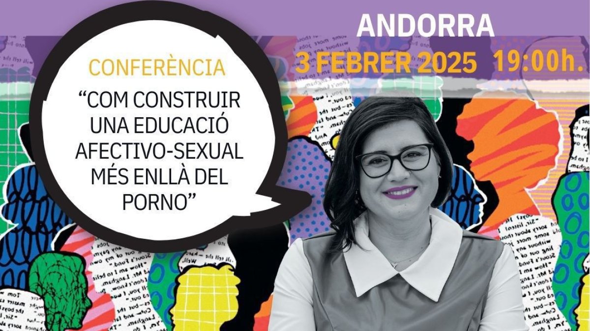 El cartell de la conferència organitzada per l'ADA