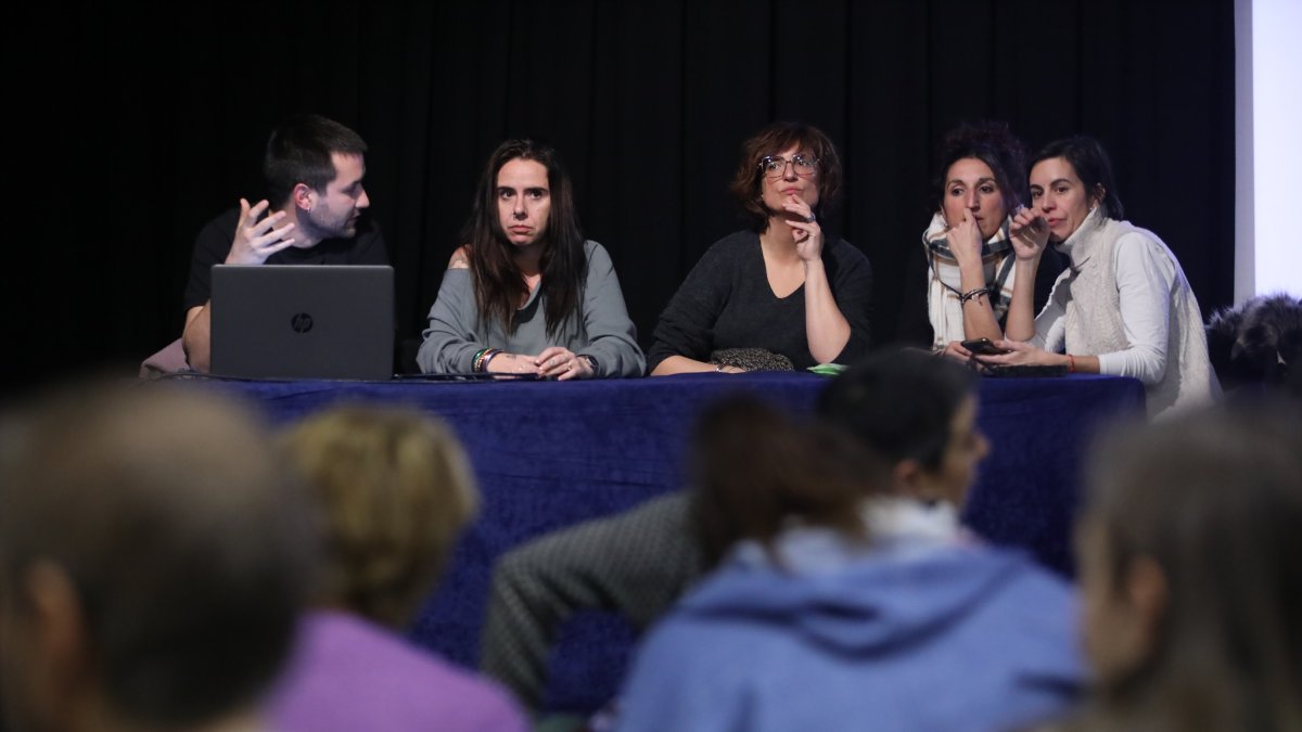 La junta directiva del SEP en l'assemblea del gener