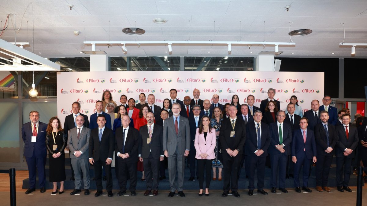 Els Reis d'Espanya inauguren la 45a edició de Fitur