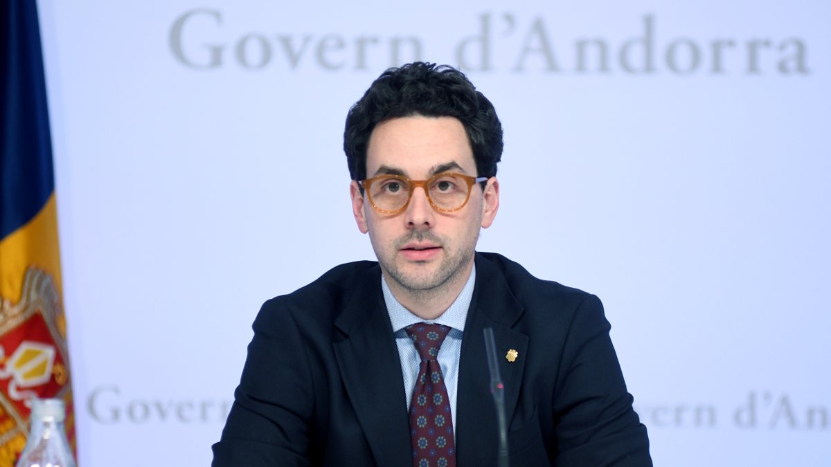 Guillem Casal en la compareixença després del consell de ministres