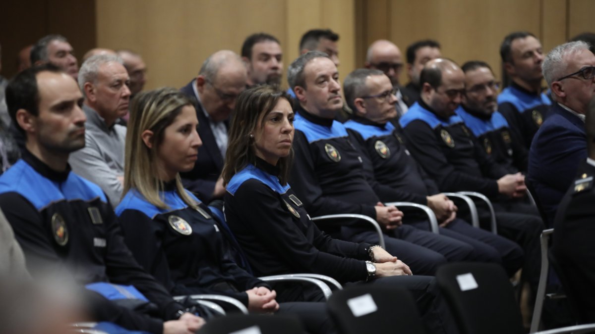 Agents duaners en la celebració del dia del cos especial