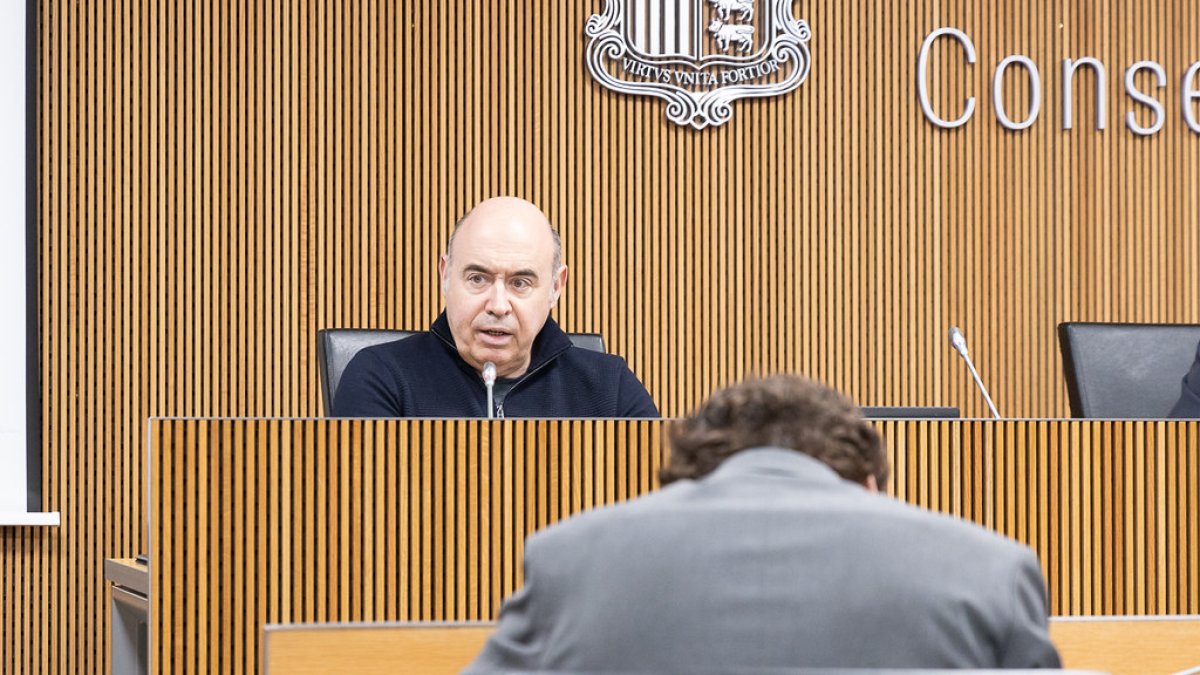 Jordi Marticella al Consell General.
