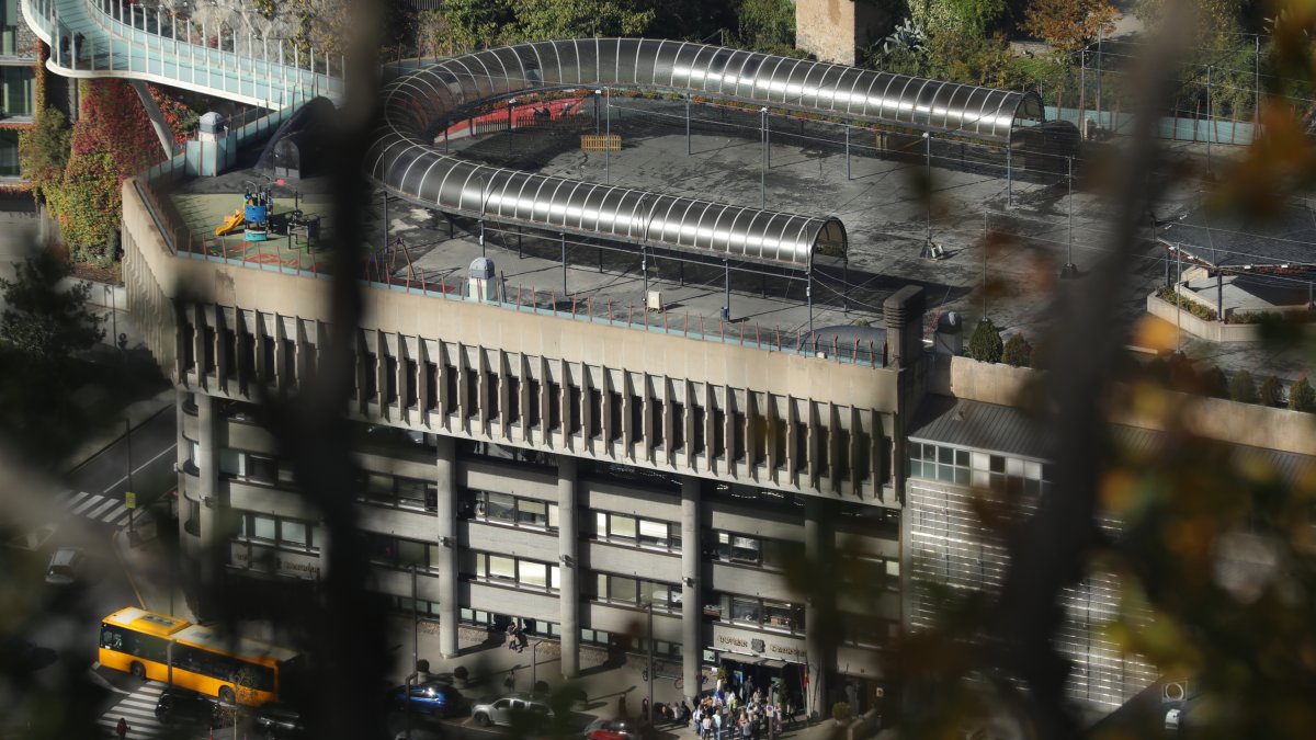 La plaça del Poble d’Andorra la Vella.