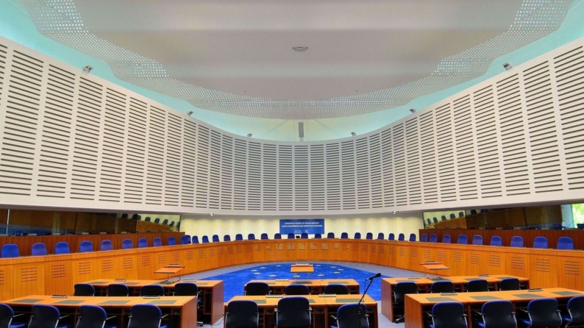 Sala del Tribunal Europeu dels Drets humans.