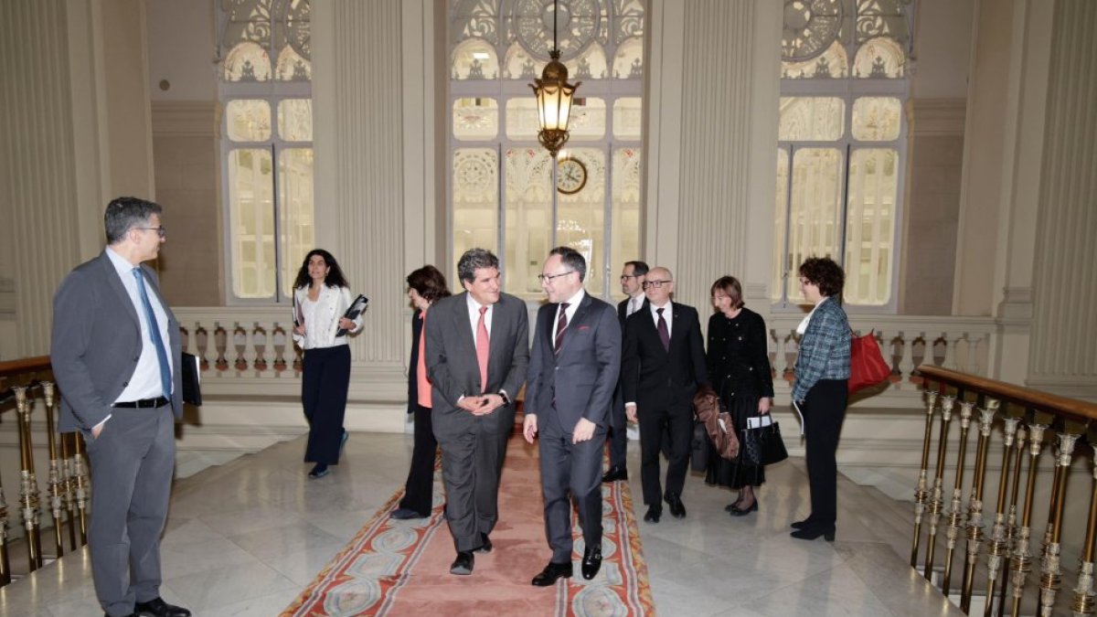 Espot i Escrivá durant la trobada.