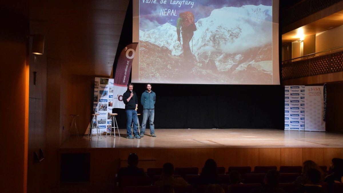 Una edició anterior del Cicle de cinema de Muntanya de Viatges d'Ordino i la Massana.