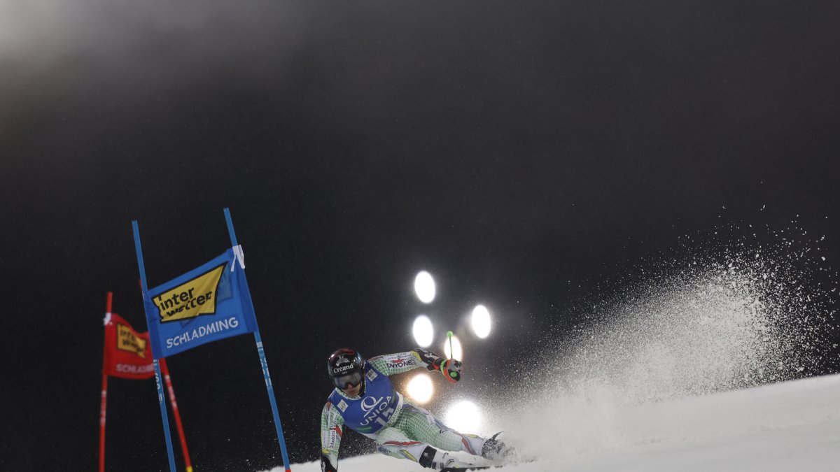 Verdú, durant la primera mànega a Schladming