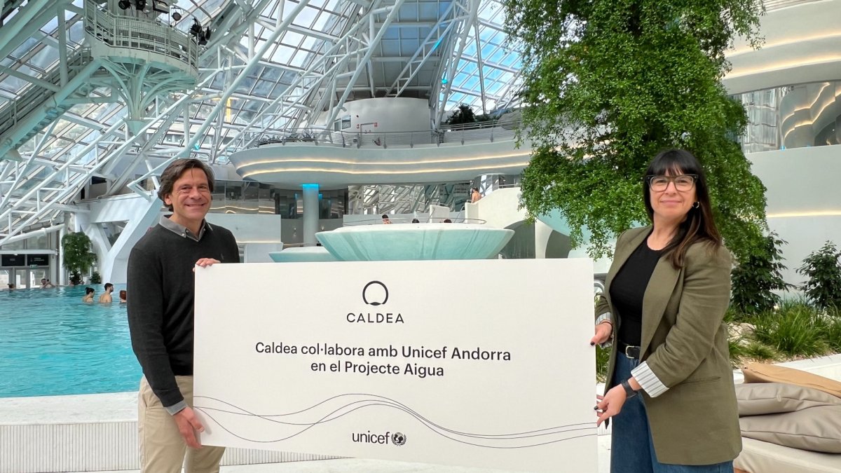 Caldea dona 3.078 euros a Unicef Andorra