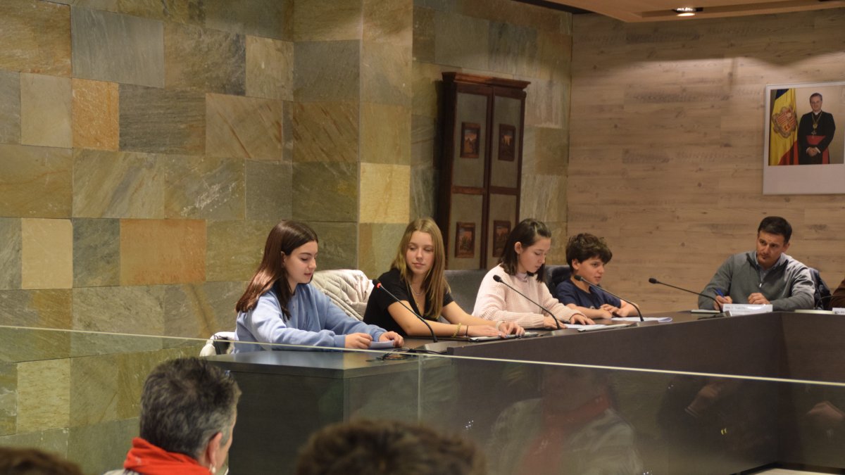 Un moment del Consell dels joves Valls del Nord.