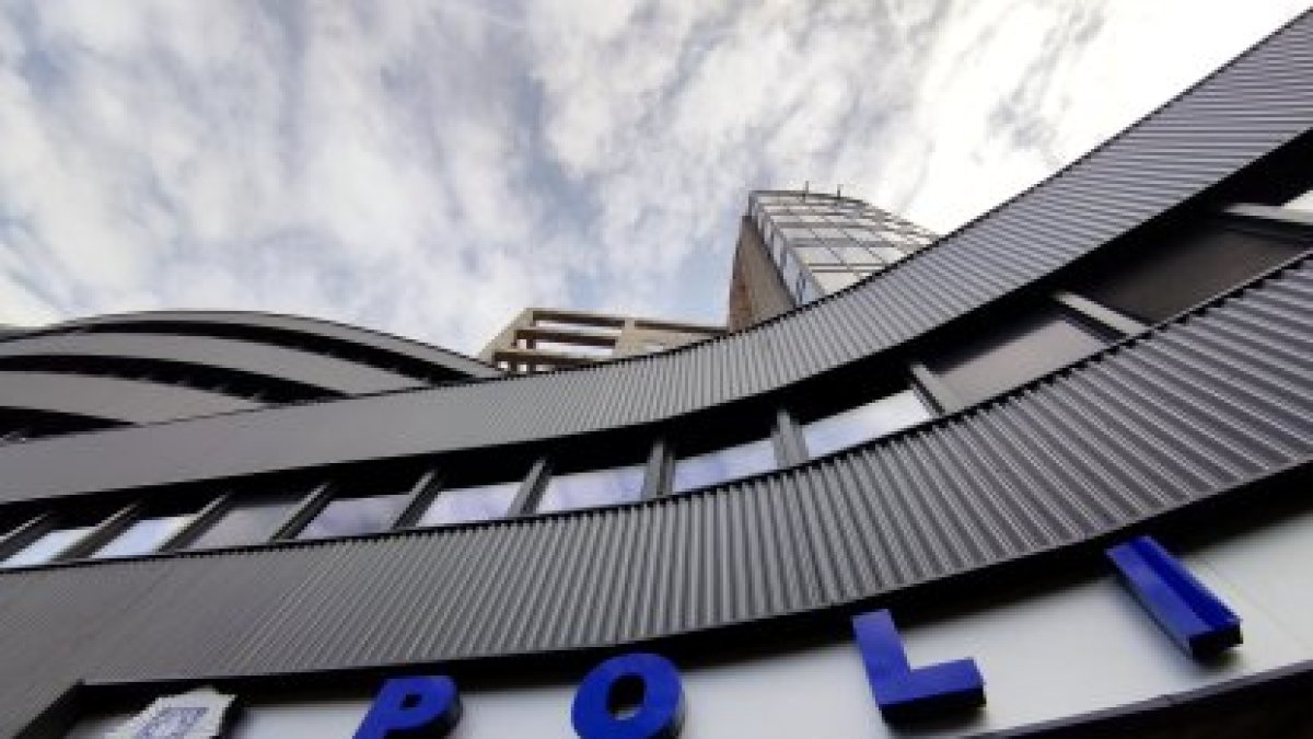 La façana de la policia, a Escaldes.
