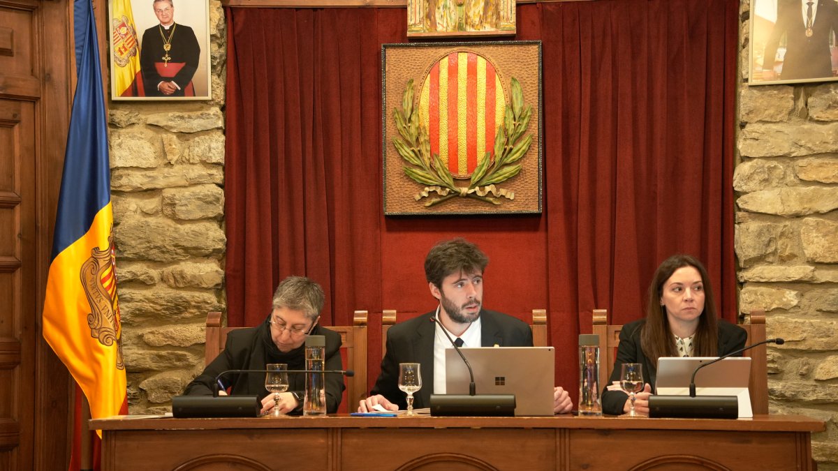 La sessió del consell de comú de Sant Julià d'aquest matí
