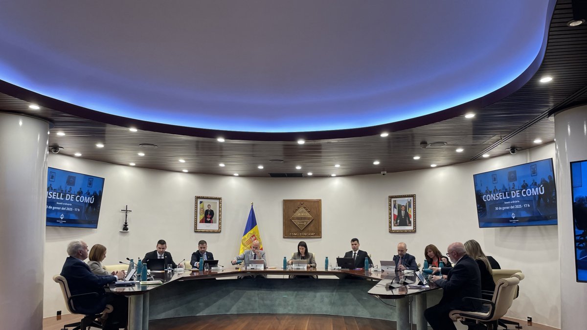 La sessió del comú d'Encamp d'aquesta tarda