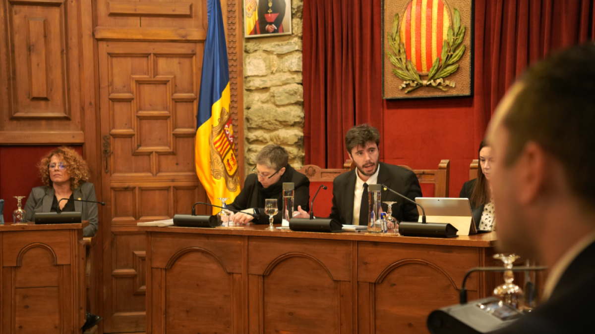 Sessió de consell d’ahir.