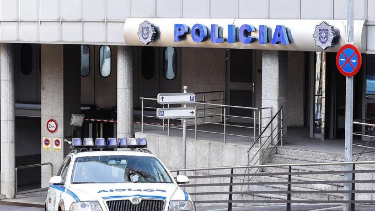 El despatx central de la policia