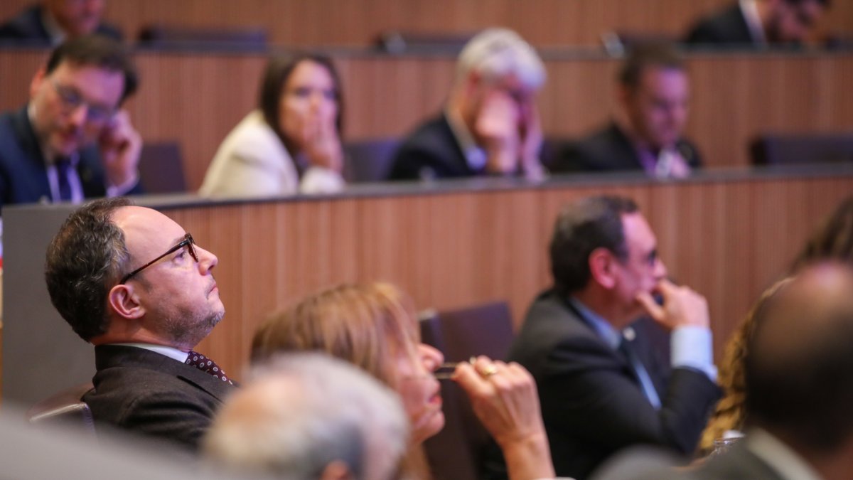 El cap de Govern, Xavier Espot, a la sessió del Consell d’ahir.