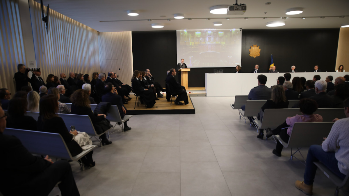 Els assistents a la inauguració de l'any judicial