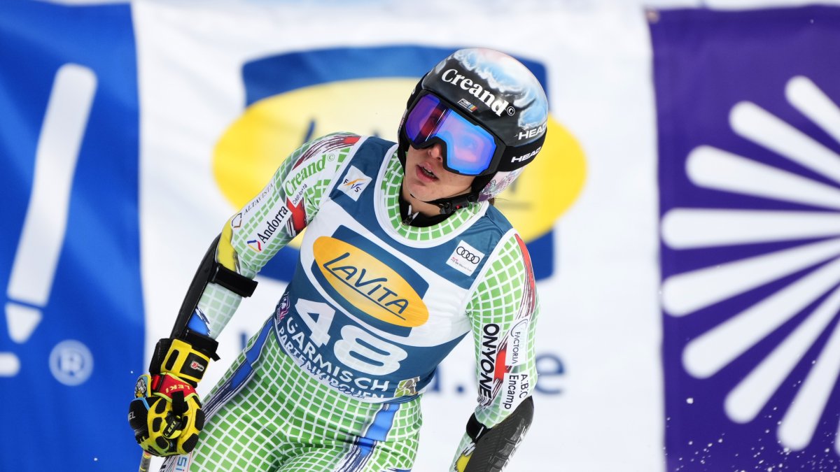 Cande Moreno al supergegant de Garmisch