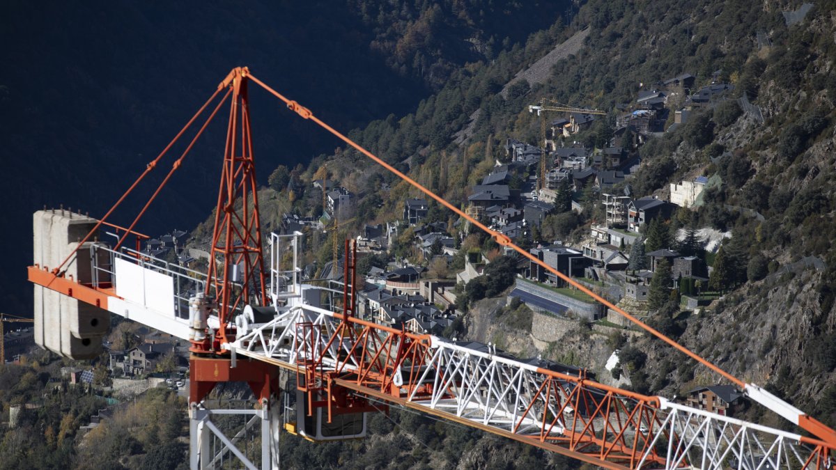 Una grua de la construcció.
