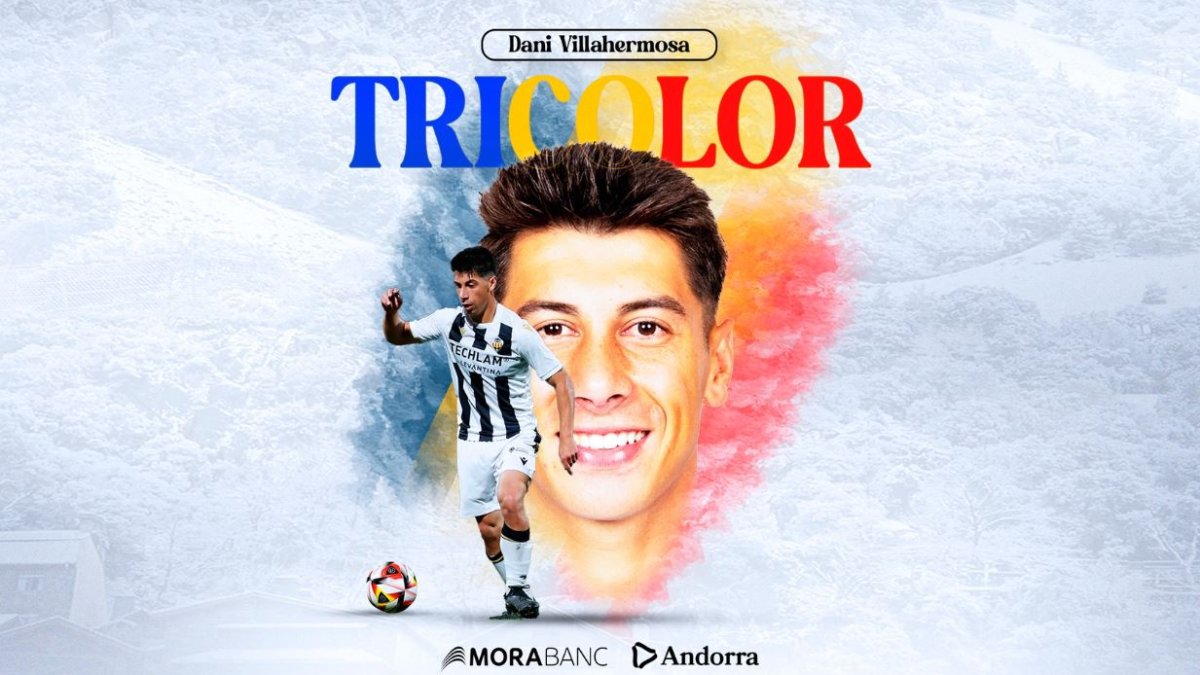L'FC Andorra fitxa al migcampista Dani Villahermosa