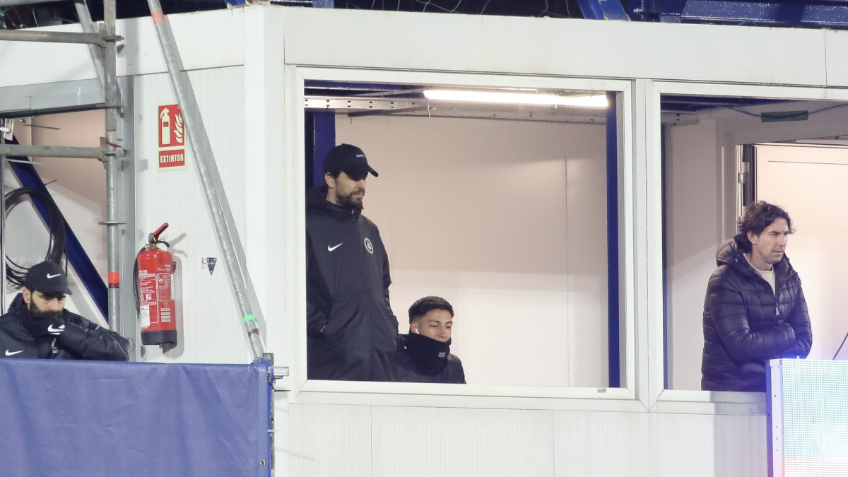 Gerard Piqué diumenge a l'Estadi Nacional