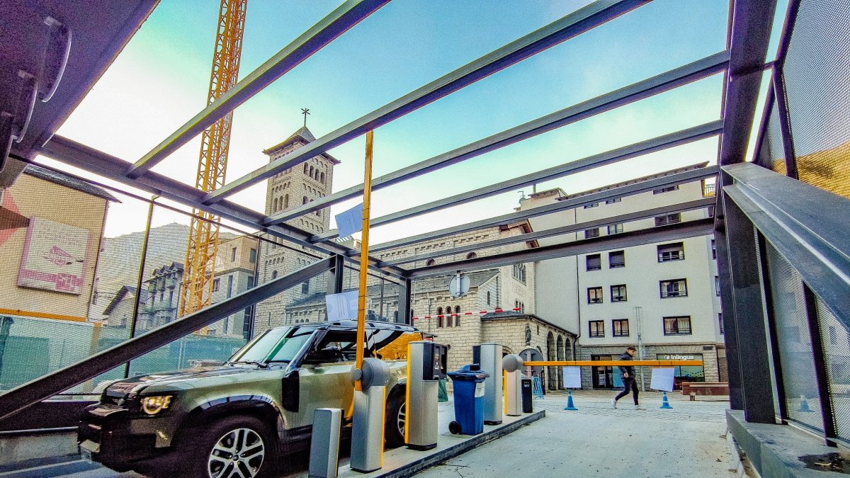 Aparcament de l'església Escaldes-Engordany