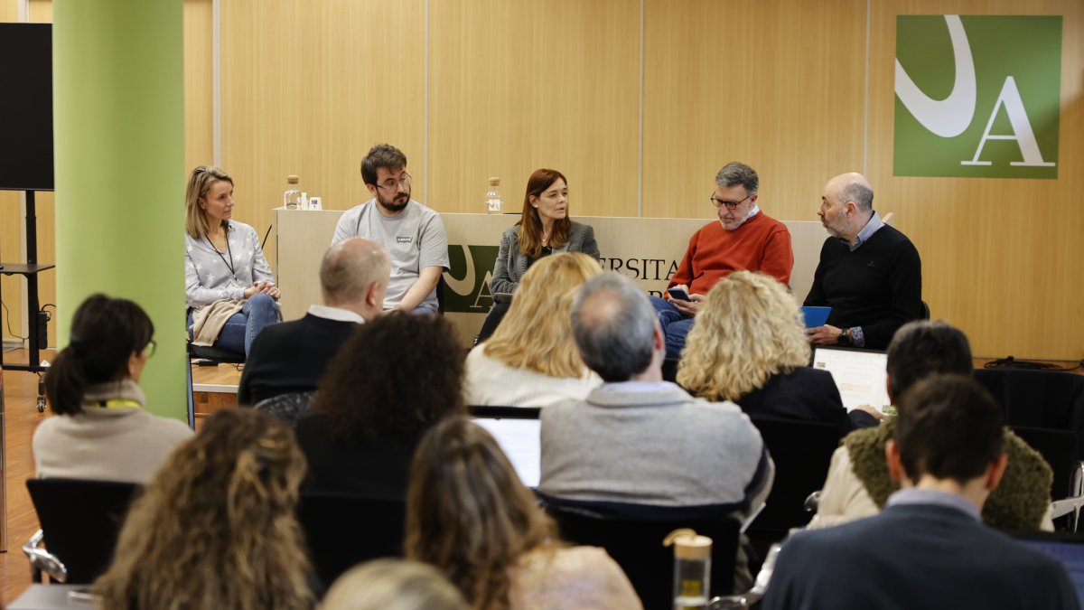 La taula rodona del XI seminari de docència de la Universitat d’Andorra