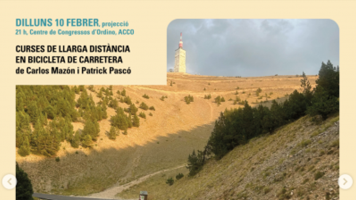 Cartell de l'activitat protagonitzada per Carlos Mazón i Patrick Pascó.