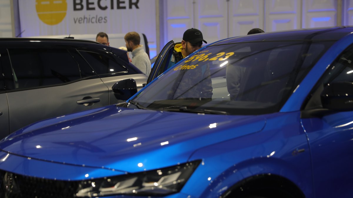 Un vehicle exposat a la Fira.
