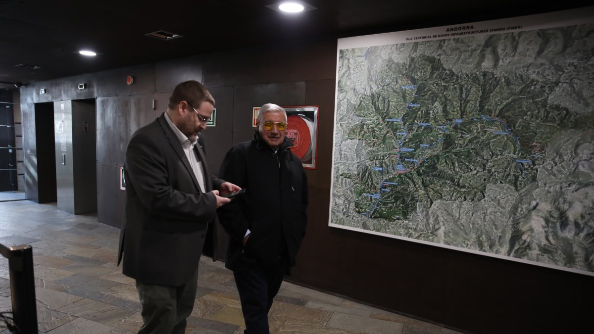 El gerent de Coopalsa a la sortida de l’acte d’arbitratge.