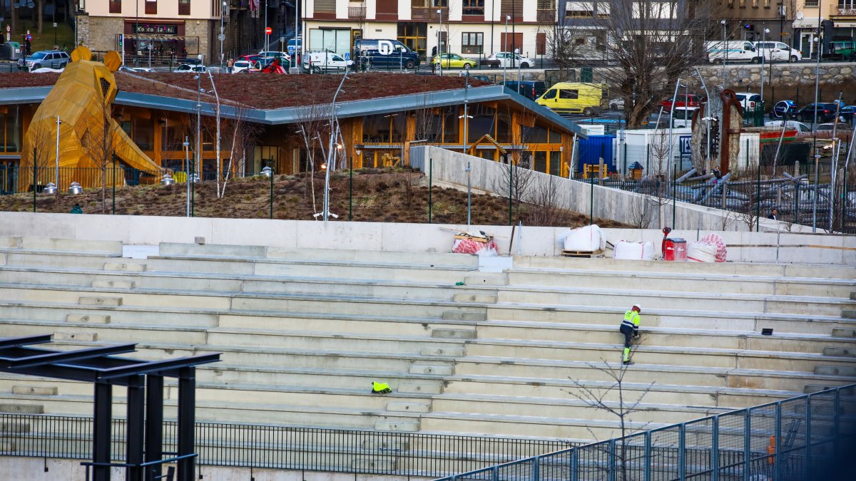 Obres al nou estadi de la FAF